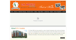 Desktop Screenshot of gnhostels.com